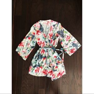 BHLDN Floral Robe